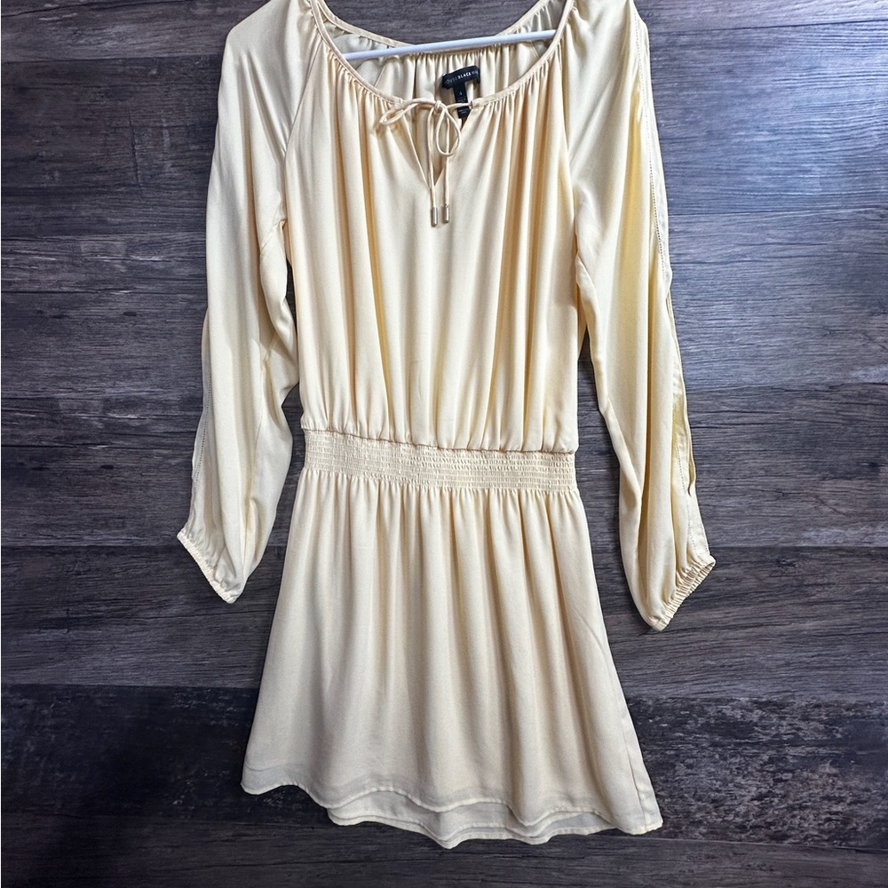 White House Black Market Yellow Dress